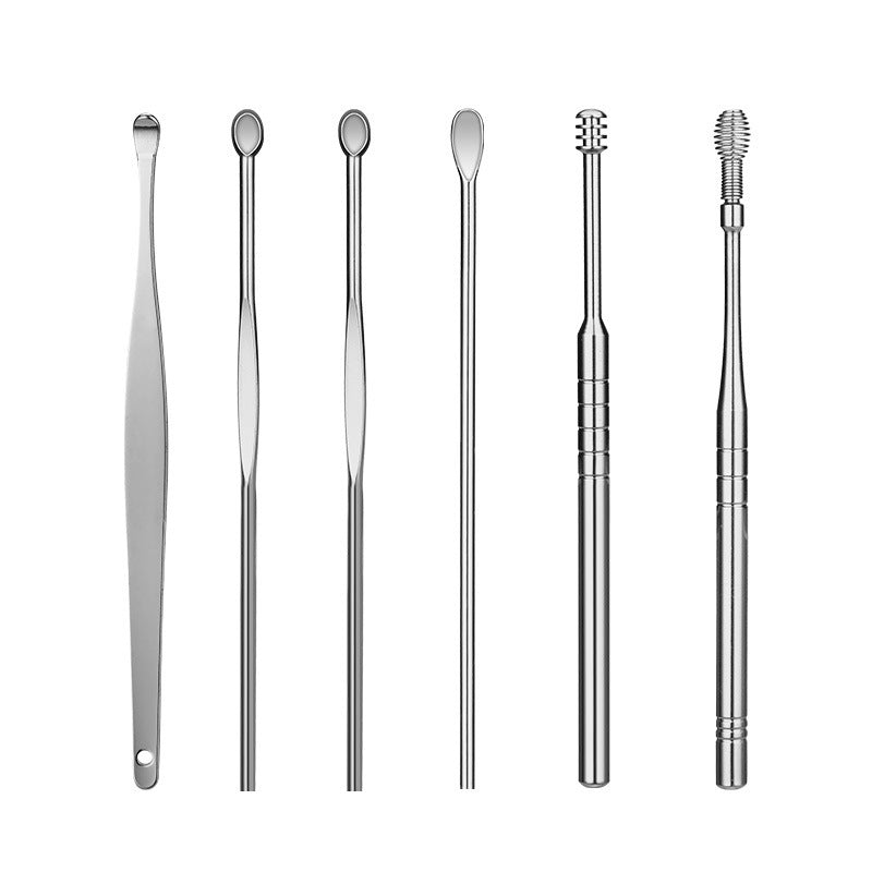 Ear Wax Cleaning Kit, 6 Pcs Ear Pick Tools