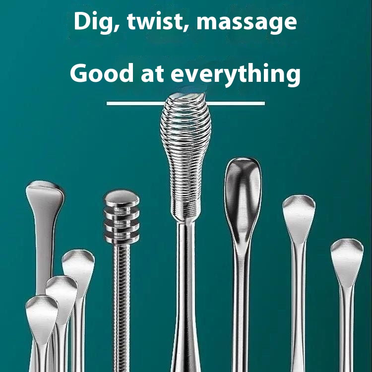 Ear Wax Cleaning Kit, 6 Pcs Ear Pick Tools